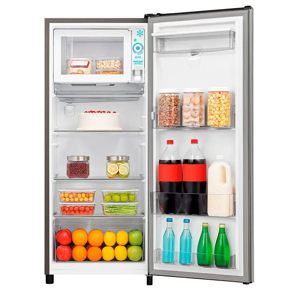 Nevera Compacta HISENSE Frost Congelador Superior 177 litros BC179 BC179R/HC1 Gris 7