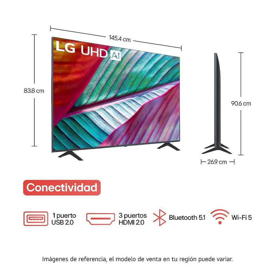 Televisor LG 65 pulgadas LED Uhd4K Smart TV 65UR7800PSB 2