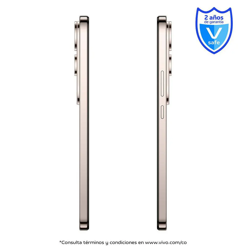 Celular VIVO V50 Lite 5G 256 GB 8 GB RAM Dorado + Bundle 3