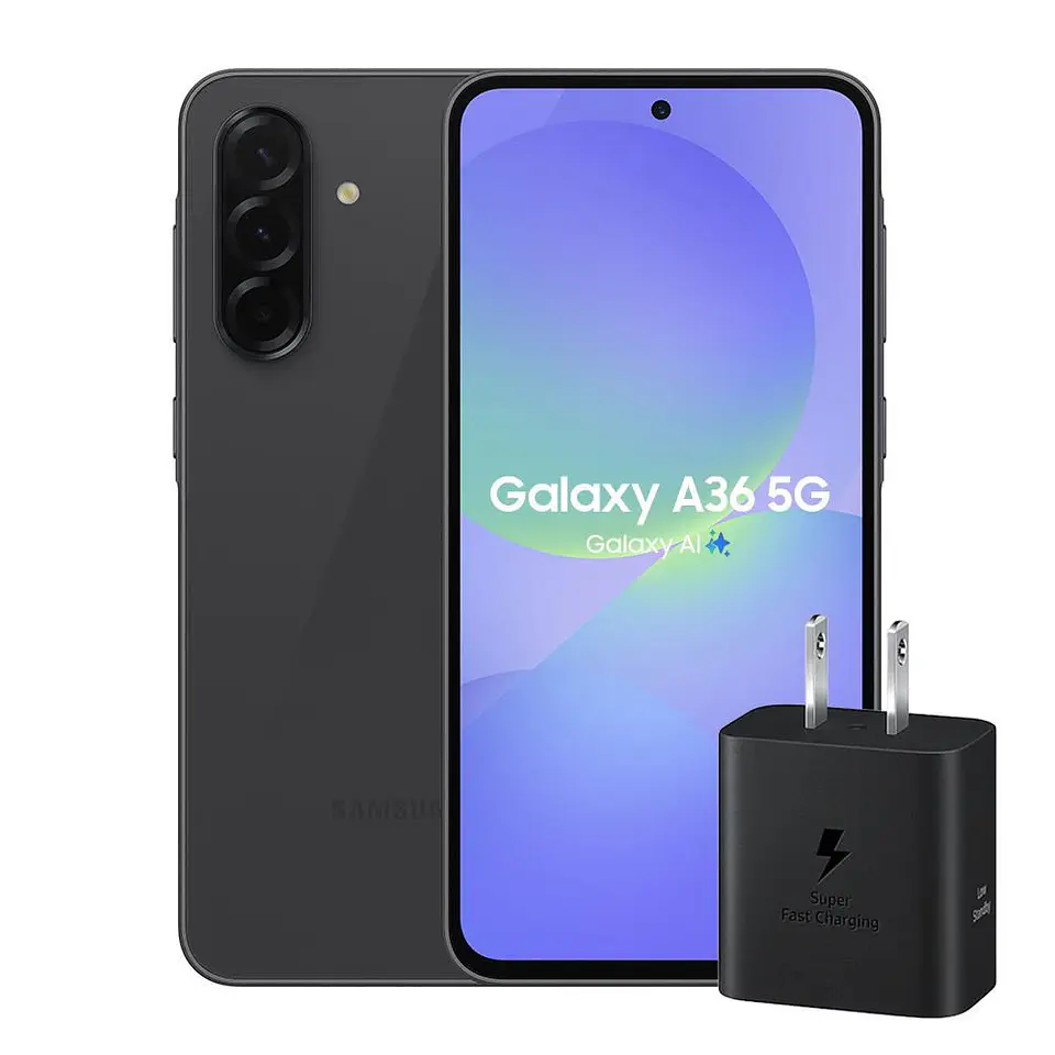 Celular SAMSUNG Galaxy A36 5G 256 GB 8 GB RAM Negro + Cargador 1