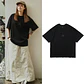 ROA 26SS Japanese Style Outdoor Loose Casual Small Logo Cotton Short Sleeve T-Shirt Unisex Crew Neck - Miniatura 1