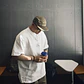 ROA 26SS Japanese Style Outdoor Loose Casual Small Logo Cotton Short Sleeve T-Shirt Unisex Crew Neck - Miniatura 3