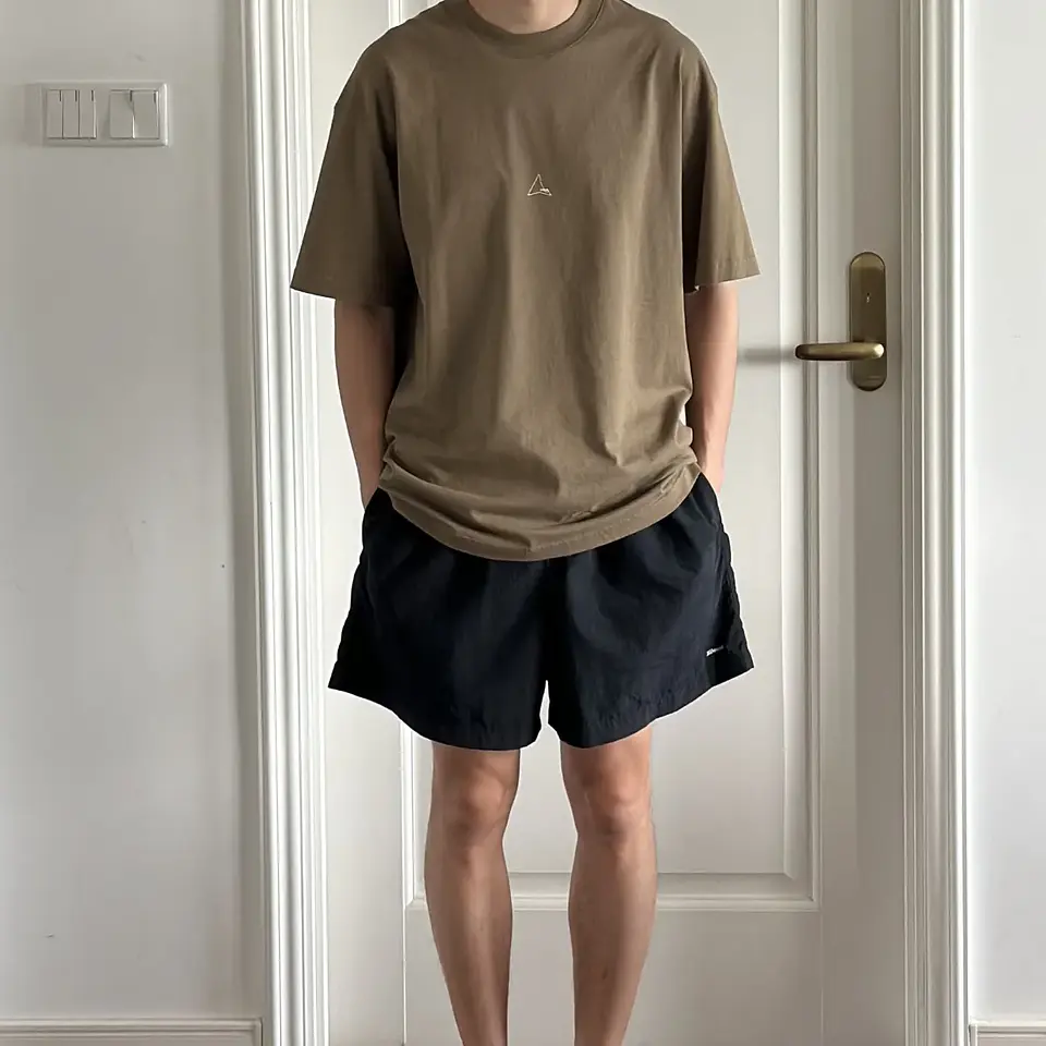 ROA 26SS Japanese Style Outdoor Loose Casual Small Logo Cotton Short Sleeve T-Shirt Unisex Crew Neck 4