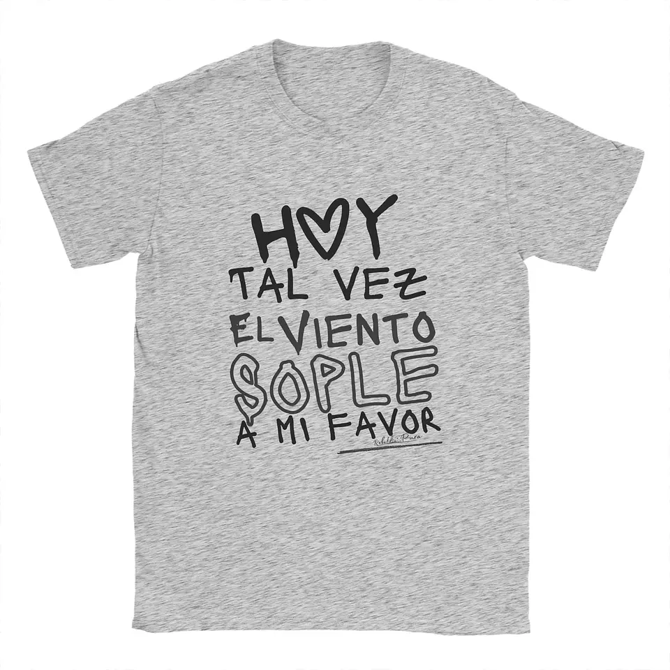 Robe Extremoduro Songs in Spanish T-Shirts for Men Casual Pure Cotton Tee Shirt O Neck Short Sleeve T Shirt Plus Size Clothes 2