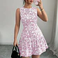 Ropas De Mujeres Print Dresses Vestidos Elegantes Women Vest Dress Sleeveless Summer Beach Bohemian Round Neck Retro Short Dress - Miniatura 9