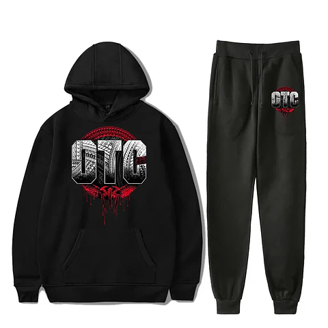 Roman Reigns OTC Vintage 90s PULLOVER HOODIE Merch Hoodies Set Men Women Hoodies Two-Piece Pants