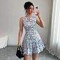 Ropas De Mujeres Print Dresses Vestidos Elegantes Women Vest Dress Sleeveless Summer Beach Bohemian Round Neck Retro Short Dress - Miniatura 11