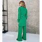 Casual Loungewear Women Set Knit Bathrobes Cardigans Pants Matching Sets 2 Piece Women Knitted Suit Knitted Two Piece Women Sets - Miniatura 2