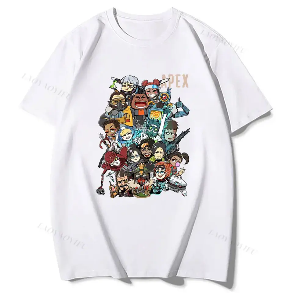 Ropa De Mujer Apex Legends Game T Shirt Men Clothing Official-website Camisetas Graphic T Shirts Vintage New in Tops & Tees 2