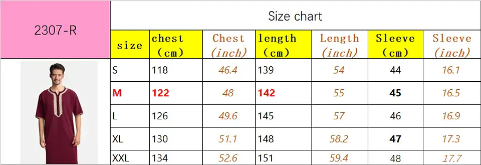 New Moroccan Arab Robe for Men Traditional Islamic Clothing Loose Casual Embroidered Muslim Fashion Abayas Middle East Long Robe 8