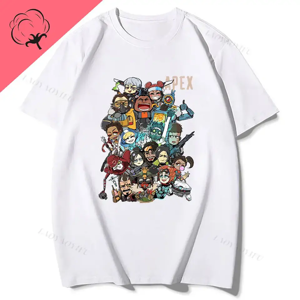 Ropa De Mujer Apex Legends Game T Shirt Men Clothing Official-website Camisetas Graphic T Shirts Vintage New in Tops & Tees 9