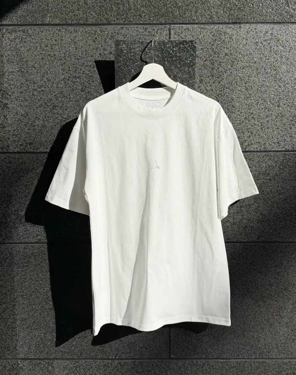 ROA 26SS Japanese Style Outdoor Loose Casual Small Logo Cotton Short Sleeve T-Shirt Unisex Crew Neck 8