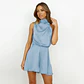 Fashion Ruffled Women Playsuits Sexy Backless High Waist Female Jumpsuit Romper Butterfly Sleeve Short Casual Summer Ropa Mujer - Miniatura 6