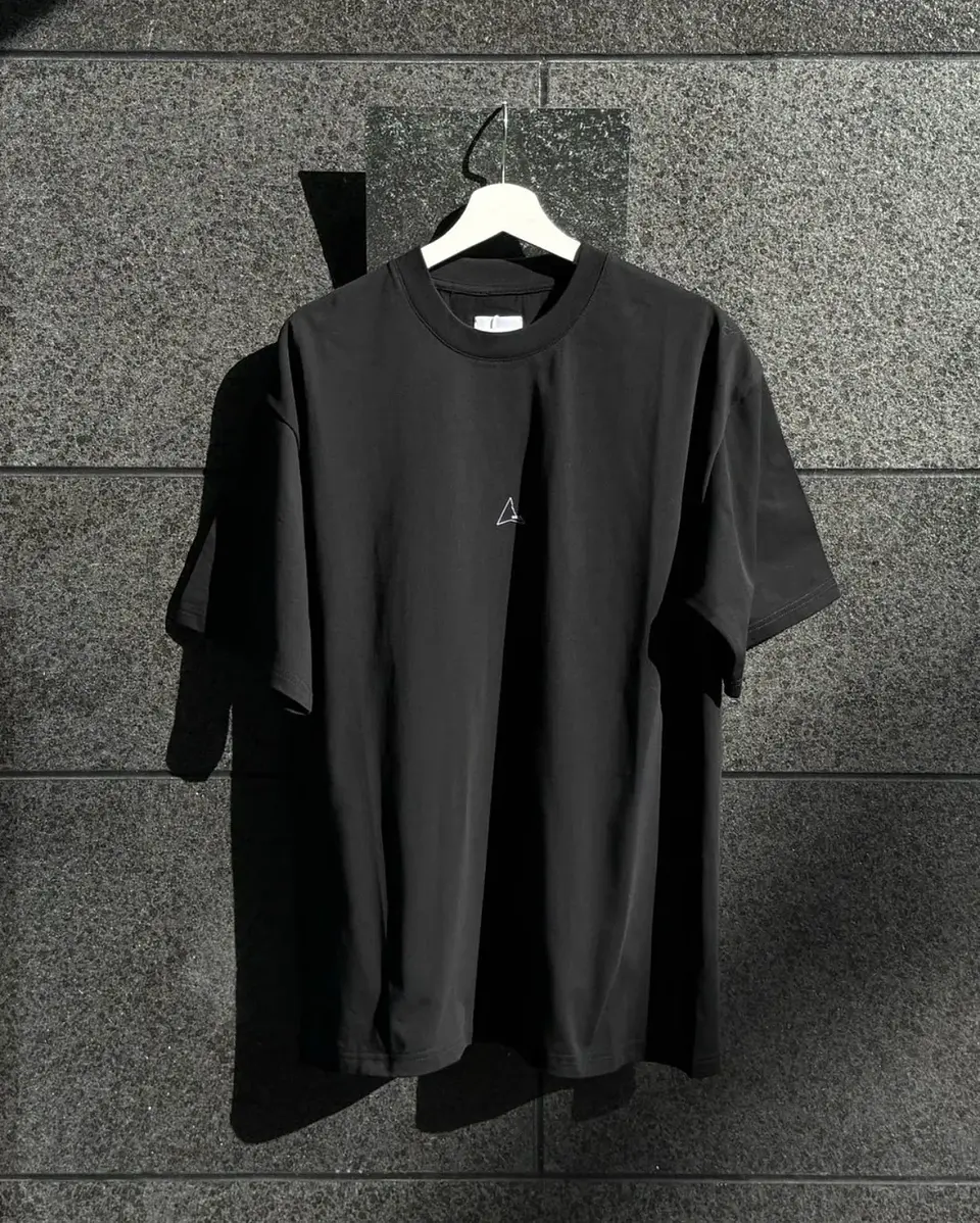 ROA 26SS Japanese Style Outdoor Loose Casual Small Logo Cotton Short Sleeve T-Shirt Unisex Crew Neck 9