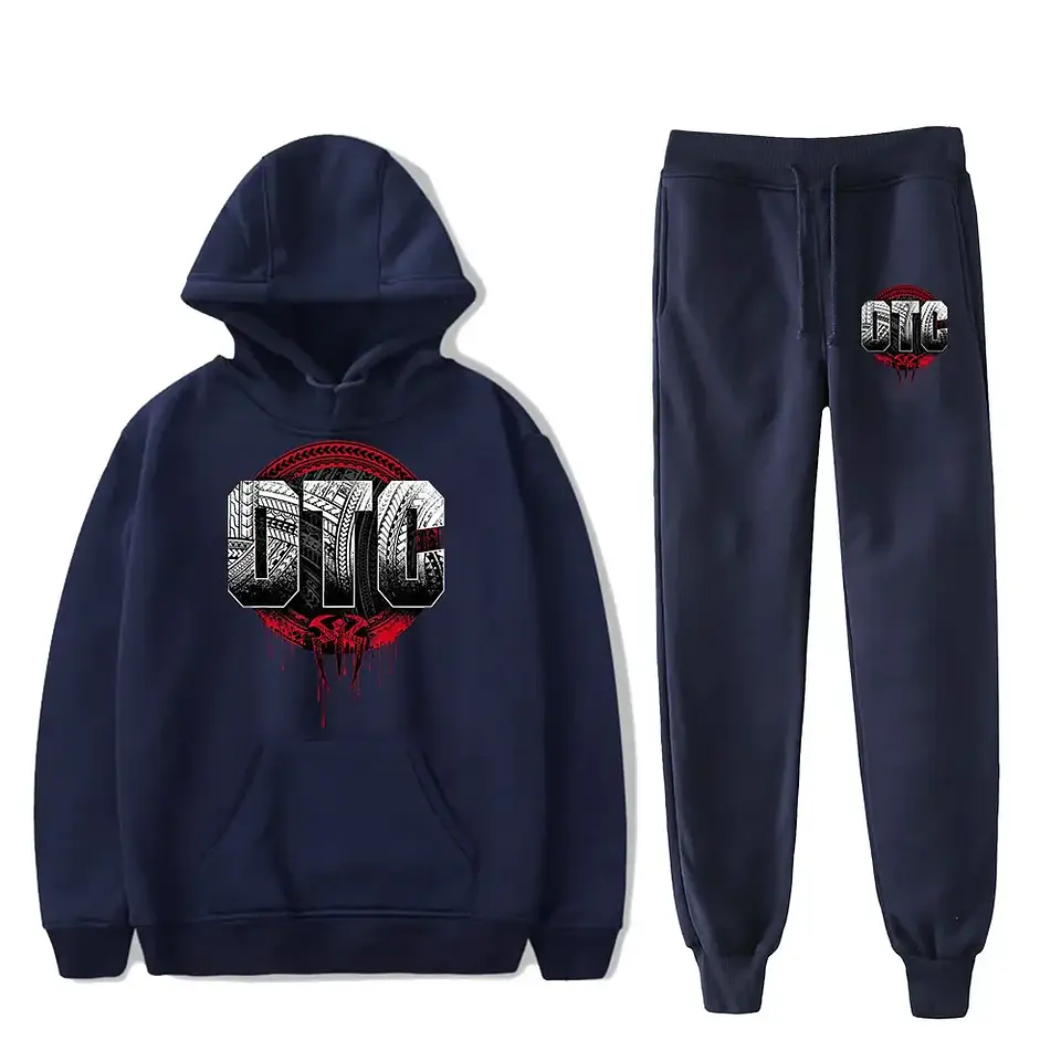 Roman Reigns OTC Vintage 90s PULLOVER HOODIE Merch Hoodies Set Men Women Hoodies Two-Piece Pants 4