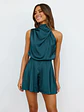 Fashion Ruffled Women Playsuits Sexy Backless High Waist Female Jumpsuit Romper Butterfly Sleeve Short Casual Summer Ropa Mujer - Miniatura 10
