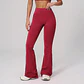 Ropa Mujer High Waisted Fitness Flared Pants Women Casual Outdoor Running Yoga Pants Wide Leg Pants Elastic Bell Bottom Pants - Miniatura 3