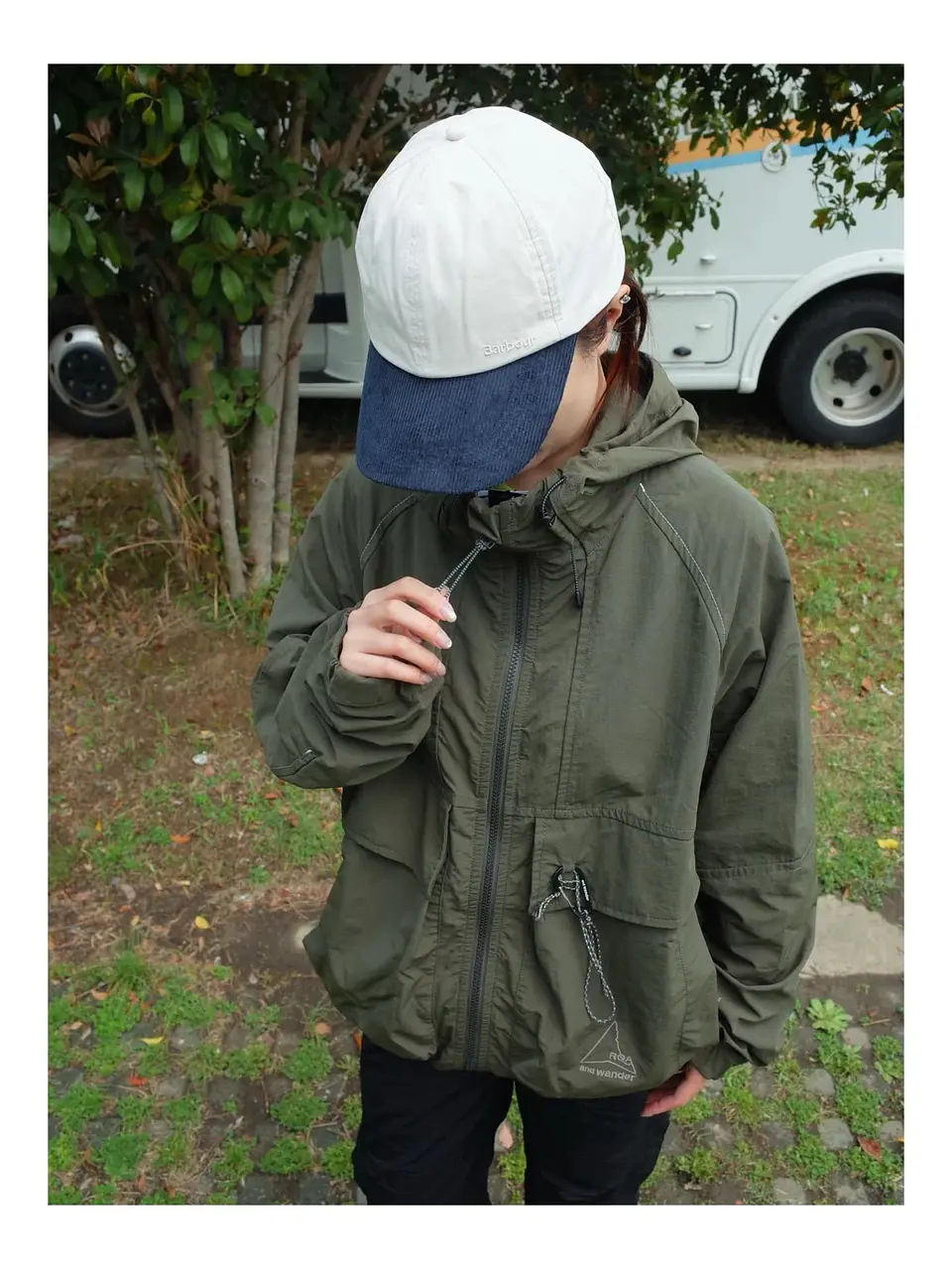 ROA HIKING Collaborative Windproof Waterproof Nylon Jacket Hooded Outerwear Long Sleeve Zipper Closure Pure Color Unisex Jacket 8