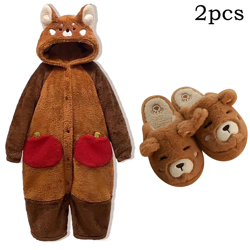 Adult Raccoon Cosplay Costume Robes Kigurumi Unicorn Onesie Anime Nightgown Halloween Cartoon Bear Pajamas Winter 7