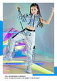 PU Hip-Hop Dance Clothes Reflective Rave Outfit Girl Sets Jazz Dancewear Festival Crop Tops Cargo Pants Catwalk Show Costume - Miniatura 12