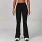Ropa Mujer High Waisted Fitness Flared Pants Women Casual Outdoor Running Yoga Pants Wide Leg Pants Elastic Bell Bottom Pants - Miniatura 7