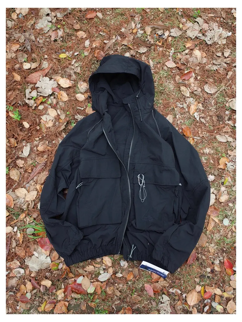 ROA HIKING Collaborative Windproof Waterproof Nylon Jacket Hooded Outerwear Long Sleeve Zipper Closure Pure Color Unisex Jacket 10