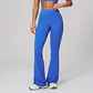 Ropa Mujer High Waisted Fitness Flared Pants Women Casual Outdoor Running Yoga Pants Wide Leg Pants Elastic Bell Bottom Pants - Miniatura 10
