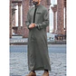 Middle Eastern Arab ethnic robe, Muslim traditional men's robe, casual festival worship, Islamic men's clothing - Miniatura 7