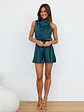 Fashion Ruffled Women Playsuits Sexy Backless High Waist Female Jumpsuit Romper Butterfly Sleeve Short Casual Summer Ropa Mujer - Miniatura 28