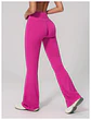 Ropa Mujer High Waisted Fitness Flared Pants Women Casual Outdoor Running Yoga Pants Wide Leg Pants Elastic Bell Bottom Pants - Miniatura 24