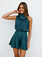 Fashion Ruffled Women Playsuits Sexy Backless High Waist Female Jumpsuit Romper Butterfly Sleeve Short Casual Summer Ropa Mujer - Miniatura 32
