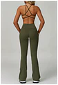Ropa Mujer High Waisted Fitness Flared Pants Women Casual Outdoor Running Yoga Pants Wide Leg Pants Elastic Bell Bottom Pants - Miniatura 29