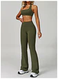 Ropa Mujer High Waisted Fitness Flared Pants Women Casual Outdoor Running Yoga Pants Wide Leg Pants Elastic Bell Bottom Pants - Miniatura 31