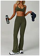 Ropa Mujer High Waisted Fitness Flared Pants Women Casual Outdoor Running Yoga Pants Wide Leg Pants Elastic Bell Bottom Pants - Miniatura 32