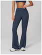 Ropa Mujer High Waisted Fitness Flared Pants Women Casual Outdoor Running Yoga Pants Wide Leg Pants Elastic Bell Bottom Pants - Miniatura 36