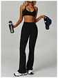 Ropa Mujer High Waisted Fitness Flared Pants Women Casual Outdoor Running Yoga Pants Wide Leg Pants Elastic Bell Bottom Pants - Miniatura 44