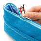 School Supplies Storage Bag with Whimsical Aquatic Art; Creative Large Capacity Cartoon Oceanic Cosmetic Pouch - Miniatura 3