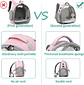 Bird Backpack Bird Carrier Travel Bag for Birds ParrotS Small Pet Acrylic Bubble Portable Bird Cage Outdoor Travel Hiking - Miniatura 4