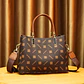 Fashion vintage exquisite printed women's handbag, texture single shoulder crossbody bag, small flower pendant decoration - Miniatura 5