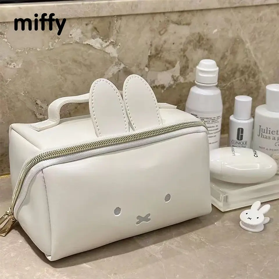 Magazine Appendix Bag Kawaii Boris Miffy Hand Makeup Bag Multi-functional Portable Toiletry Storage Bag Christmas Gift for Girls 7