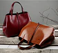 MOODS Fashion Top-handle Bags For Women Elegant Pure Color Large Capacity Shoulder Cross Body Bag 2024 Luxury Designer Handbags - Miniatura 10