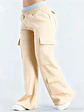 Ropa Mujer Fashion Solid Color Casual Pocket Versatile Pant Spring Temperament Commuting Loose Personality Sports Straight Pants - Miniatura 11