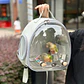 Bird Backpack Bird Carrier Travel Bag for Birds ParrotS Small Pet Acrylic Bubble Portable Bird Cage Outdoor Travel Hiking - Miniatura 11