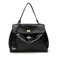 Luxury Bag Microfiber Leather Women's Bag Double lock Shoulder Slant Cross Commuting Underarm Bag Business Briefcase - Miniatura 8