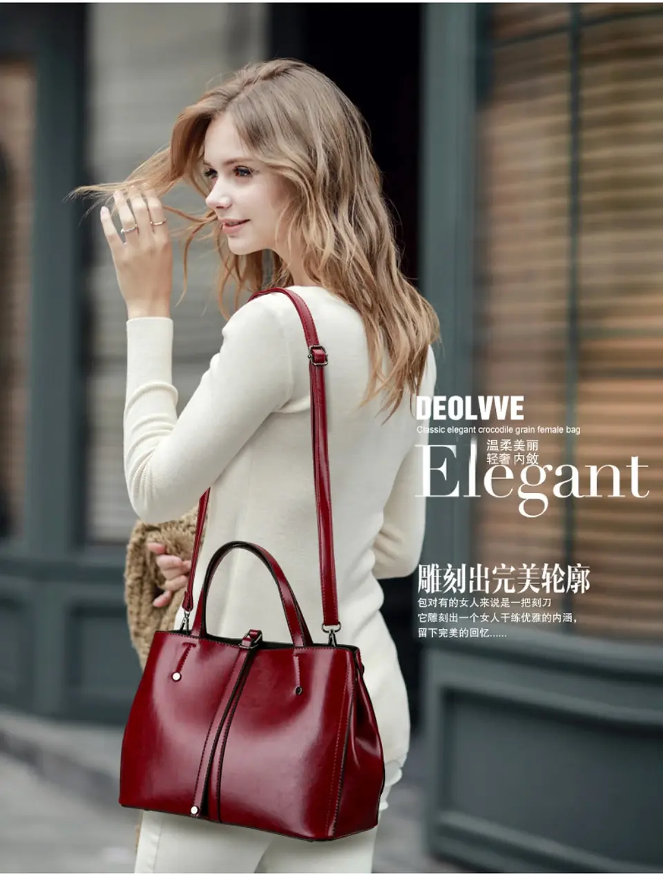 MOODS Fashion Top-handle Bags For Women Elegant Pure Color Large Capacity Shoulder Cross Body Bag 2024 Luxury Designer Handbags 12