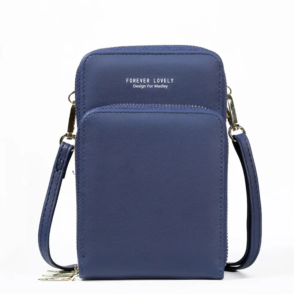 Buylor Summer PU Leather Crossbody Cell Phone Bag Women Mini Wallet Shoulder Card Holder Small Mobile Phone Pouch Messenger Bag 9