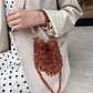 Beaded Handbag Sweet Bride's Handbag Fashion Dinner Bag Banquet Bag Women's Shoulder Bag - Miniatura 8