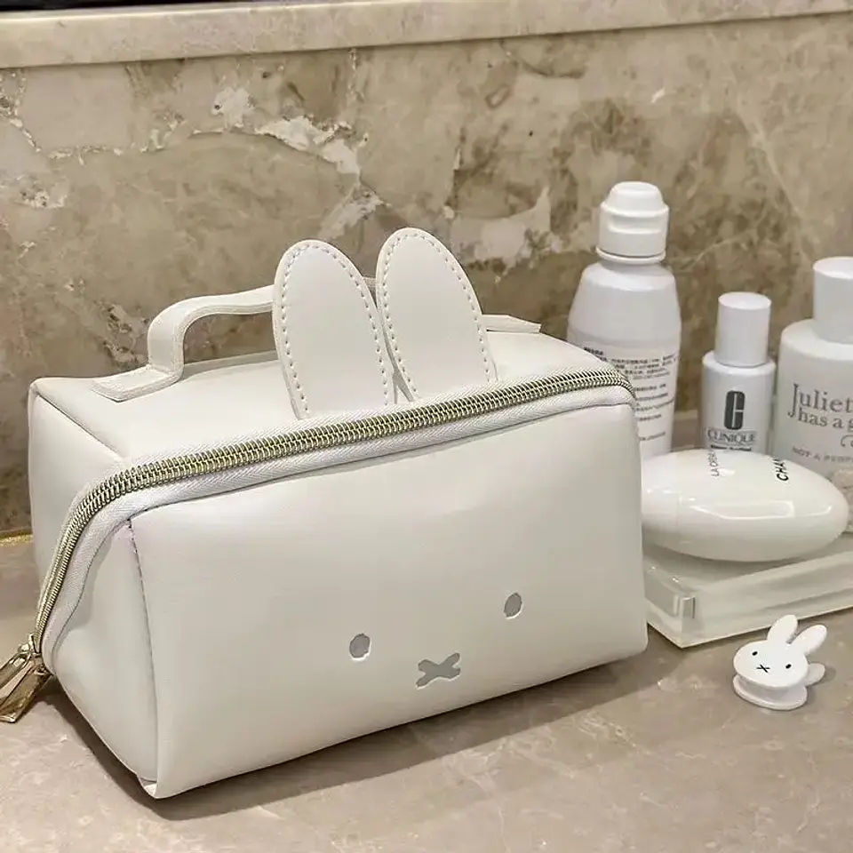 Magazine Appendix Bag Kawaii Boris Miffy Hand Makeup Bag Multi-functional Portable Toiletry Storage Bag Christmas Gift for Girls 17
