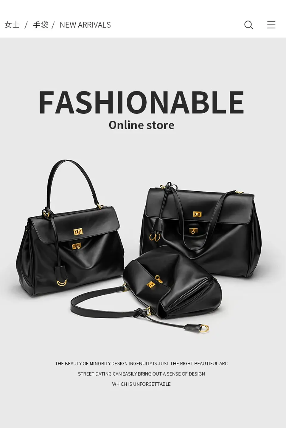 Luxury Bag Microfiber Leather Women's Bag Double lock Shoulder Slant Cross Commuting Underarm Bag Business Briefcase 13