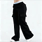 Ropa Mujer Fashion Solid Color Casual Pocket Versatile Pant Spring Temperament Commuting Loose Personality Sports Straight Pants - Miniatura 21